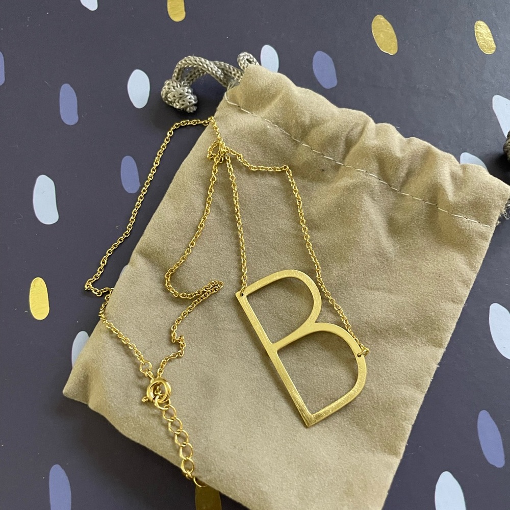 Anthropologie B Necklace